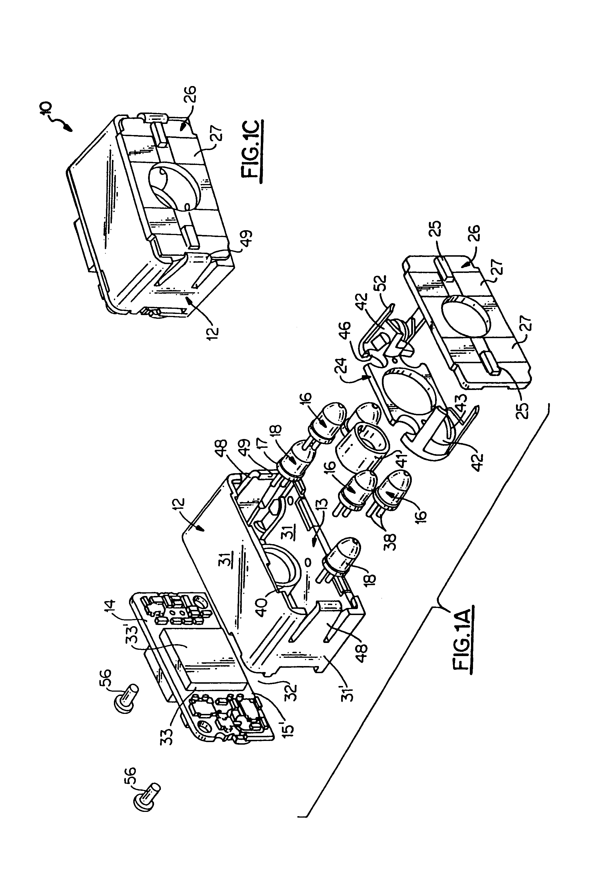 Imaging module for optical reader