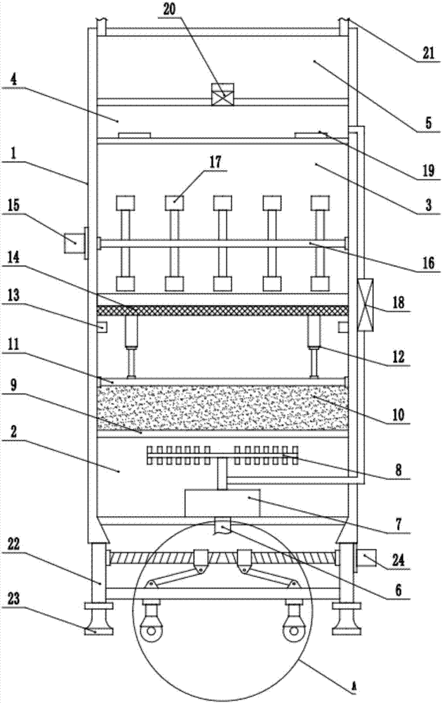 Indoor air purifying device