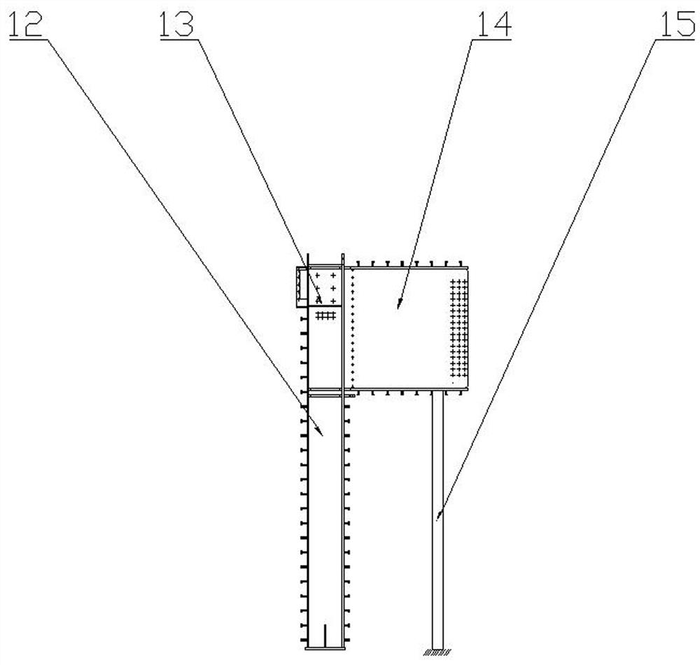 Construction method for adjusting distance between column grids of steel structure