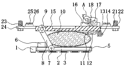 Emergency braking test device for automobile unmanned experiment