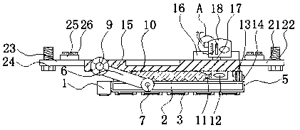 Emergency braking test device for automobile unmanned experiment