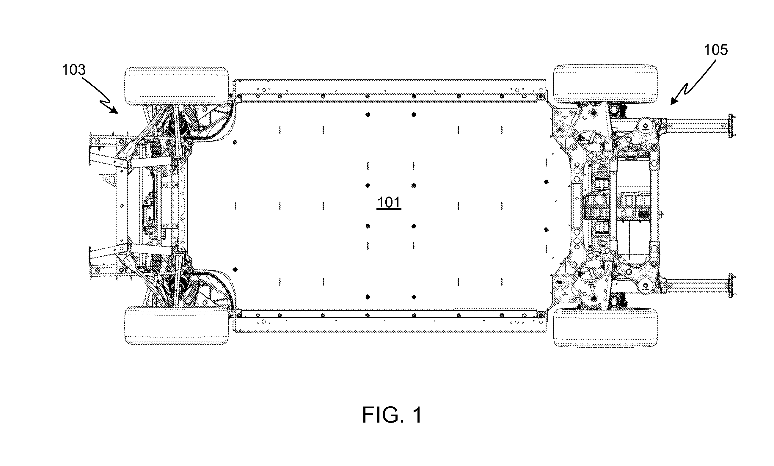 System for Absorbing and Distributing Side Impact Energy Utilizing an Integrated Battery Pack