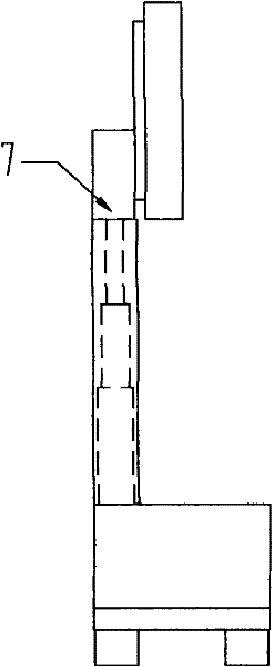 Multifunctional flat-panel television commutator