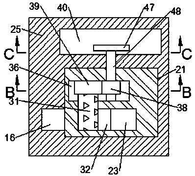 Springing type garbage extruder