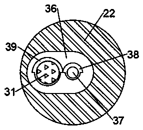 Springing type garbage extruder