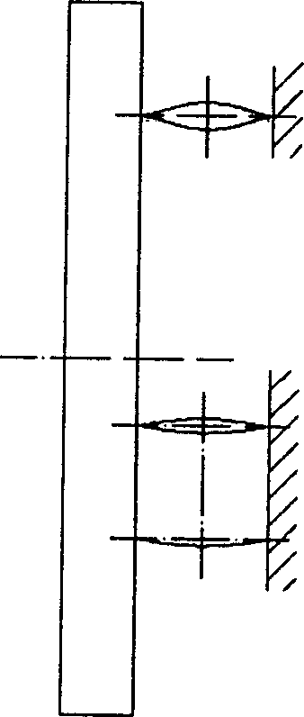 Three-freedom elastic connecting mechanism based on double-leaf mechanism