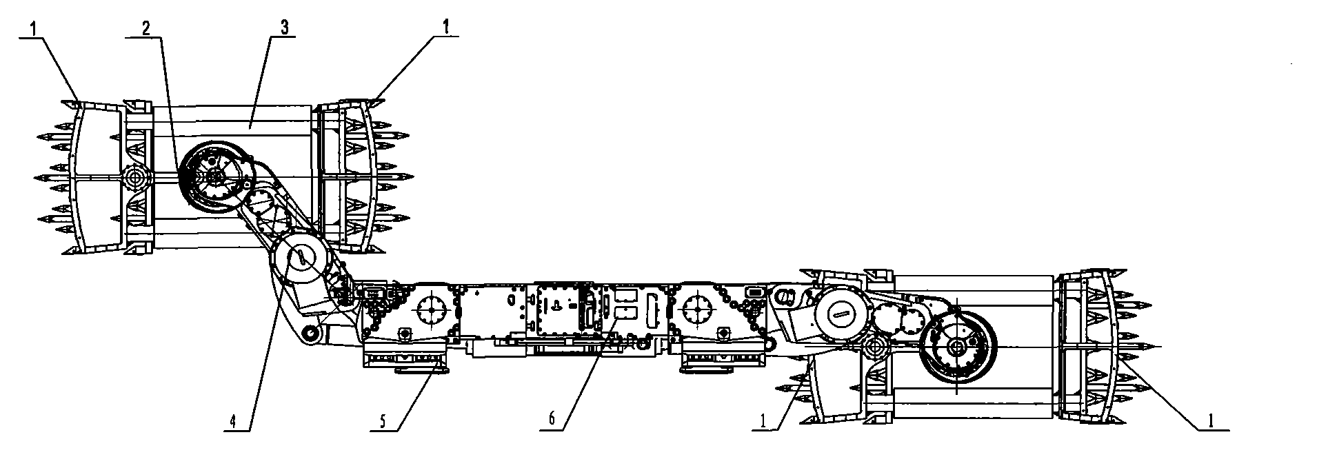 Punch-cutting mining method and punch-cutting mining machine implementing method