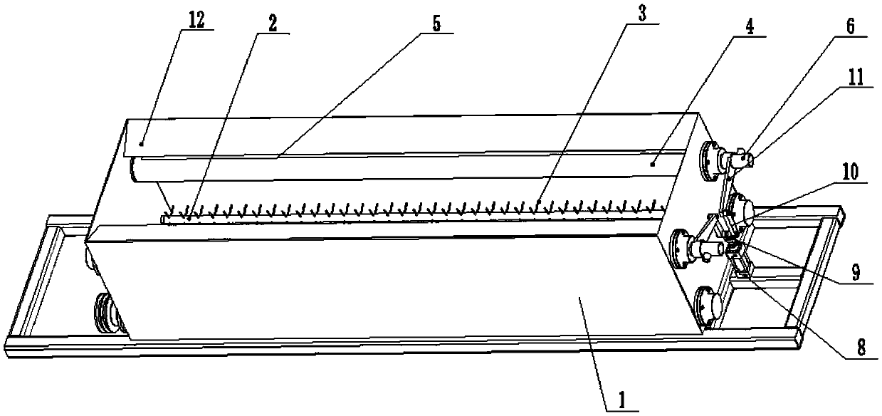 Spraying particle mechanism