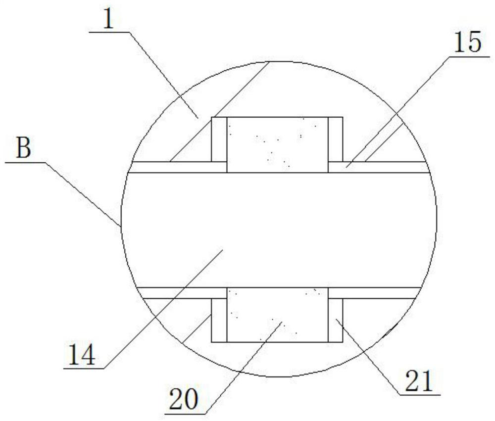 Nasal cavity hemostasis device for blood disease patient