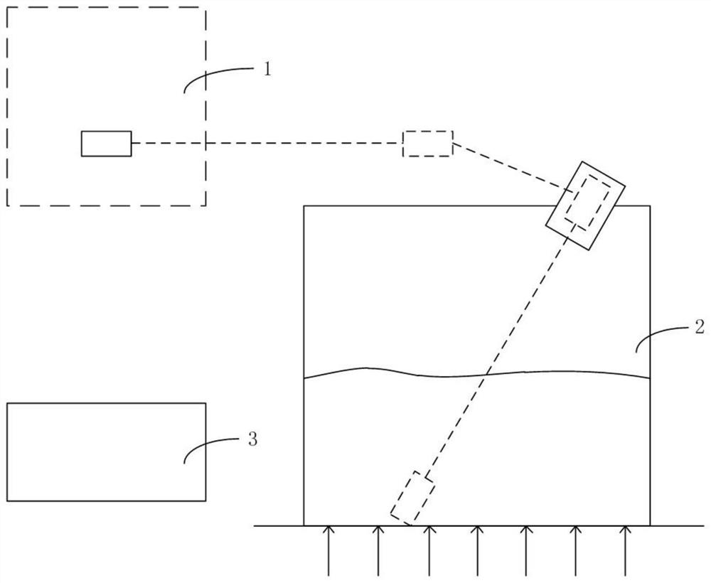 Scenario simulation test device and test method for self-heating device thermal shock into water accident