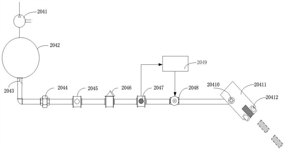 Scenario simulation test device and test method for self-heating device thermal shock into water accident