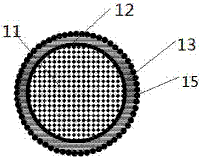 A continuous carbon fiber sucker rod with wear-resistant protective layer and its preparation method