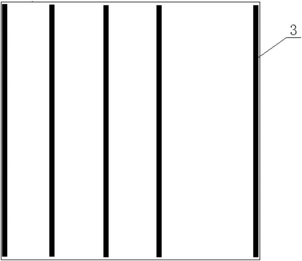 Solar stacked wafer module employing central convergence grid line electrode