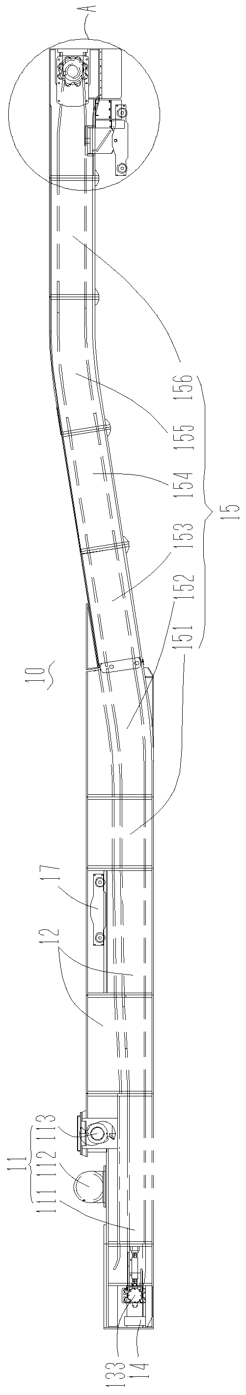 Crossheading bidirectional transporting, screening, crushing and transloading system