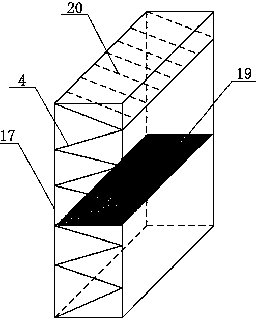 Water-cooling-dewhitening device capable of removing condensable pollutant in flue gas and recovering water