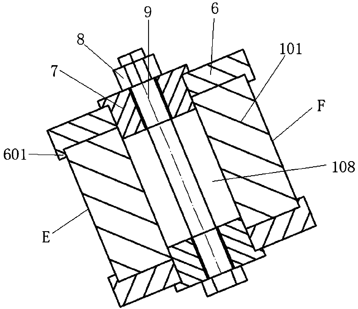 Protecting device and method for preventing cylinder sleeve from being pull-damaged when piston and connecting rod assembly of diesel engine is assembled and disassembled