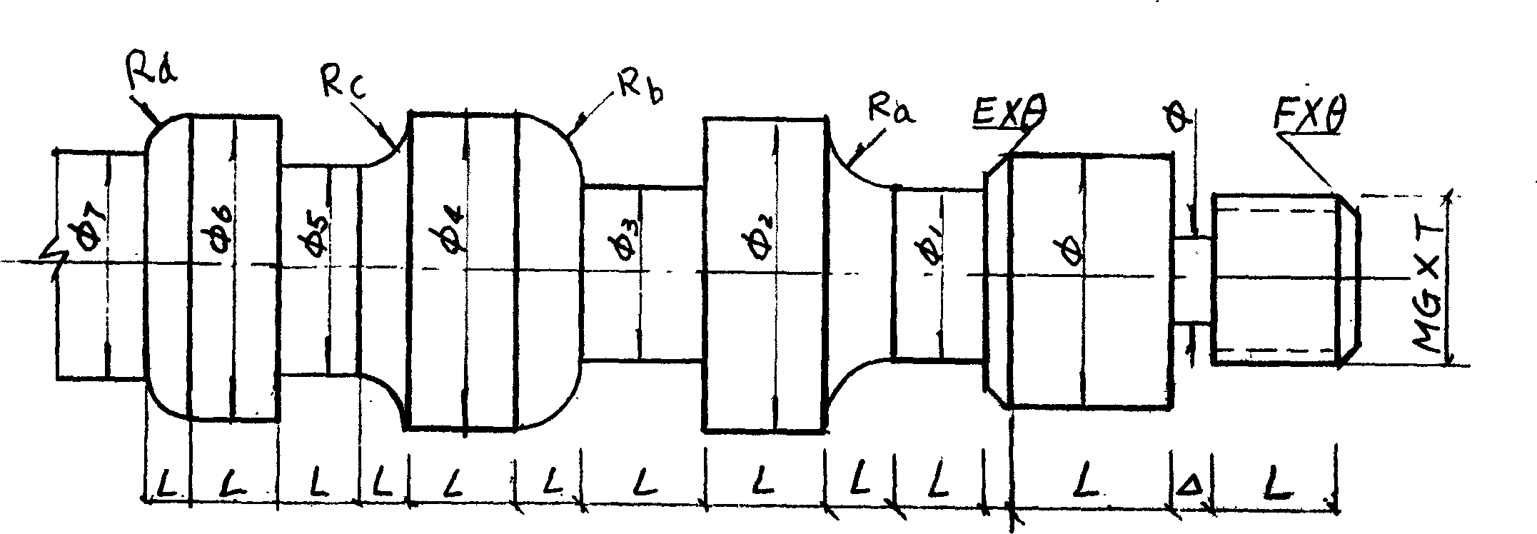 Method for working shaft-like workpiece by numerical control lathe and its control device