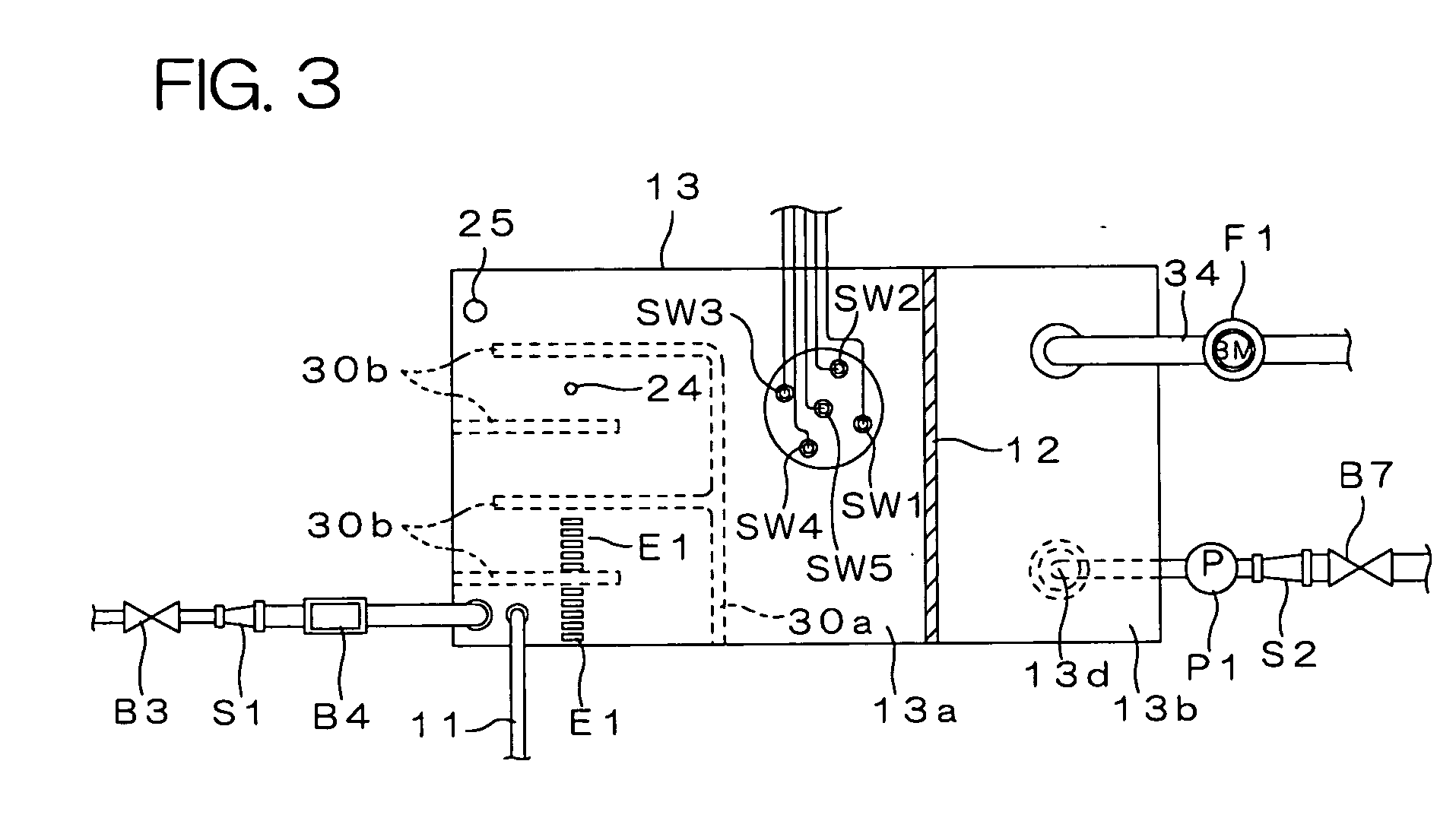 Water treating device