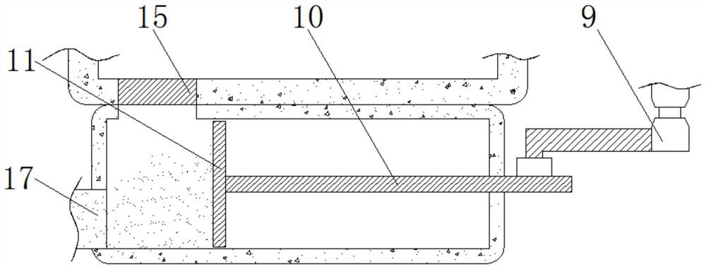 Energy-saving and environment-friendly heating and cooling integrated high-efficiency asphalt paving device