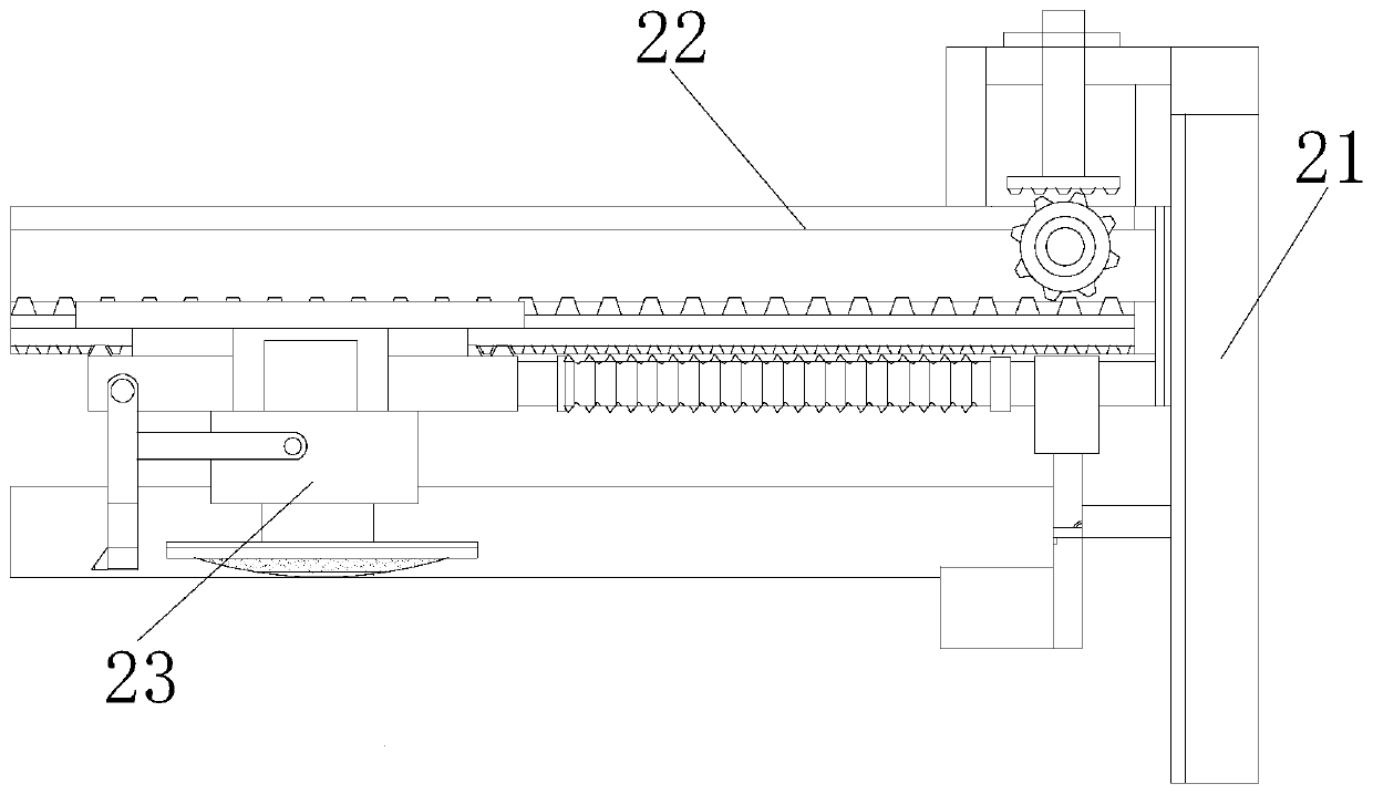 A device for polishing tree ring samples by scraping with a knife and a convex grinding wheel in stages