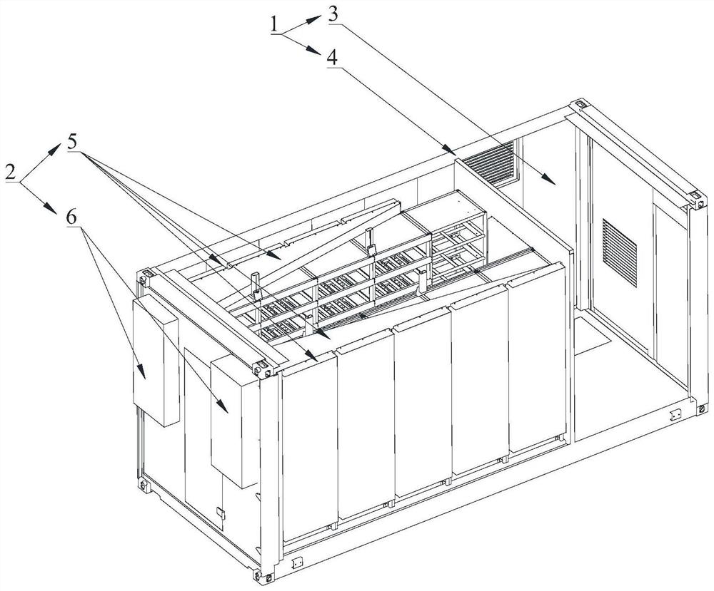 Bracket structure of battery energy storage device and battery energy storage device