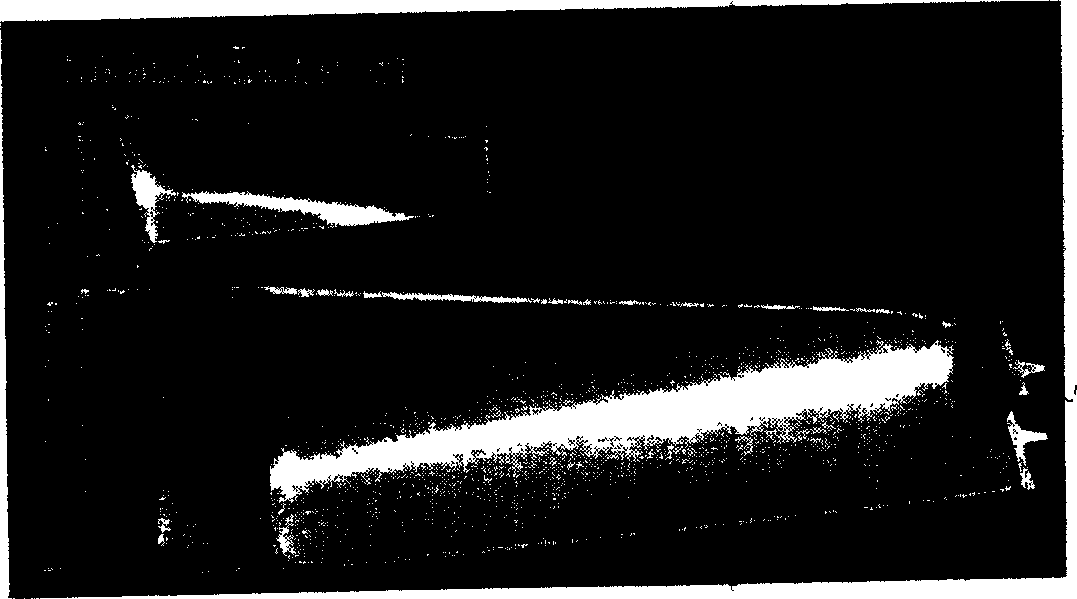 Crystalloid laminae composited from single crystal and directional column crystal and preparing method