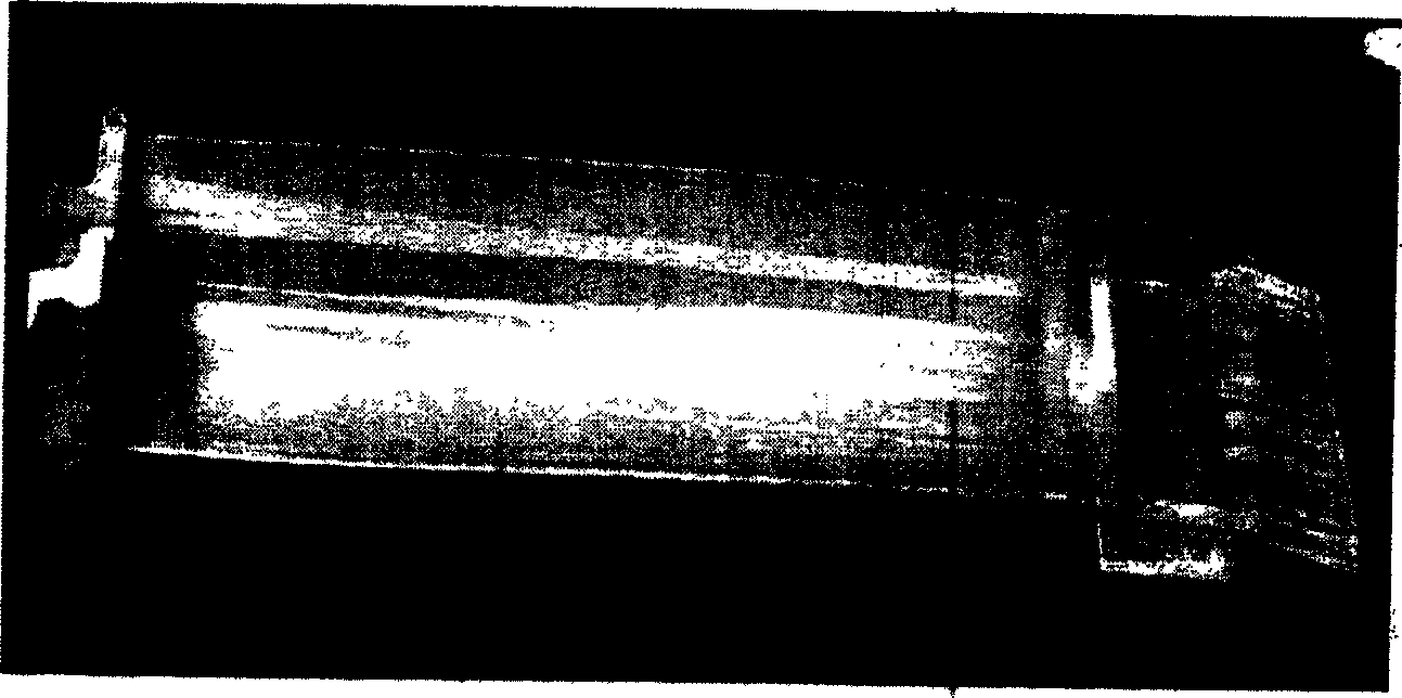 Crystalloid laminae composited from single crystal and directional column crystal and preparing method