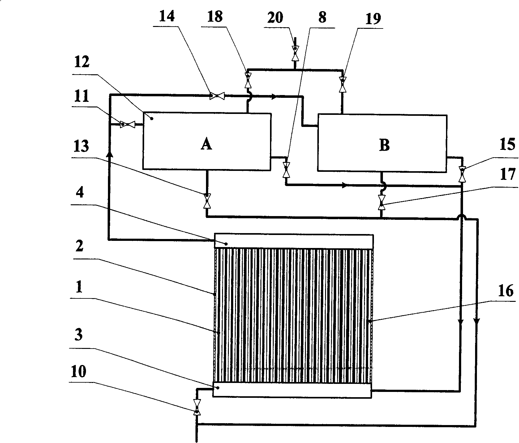 Passive molten salt thermal absorber