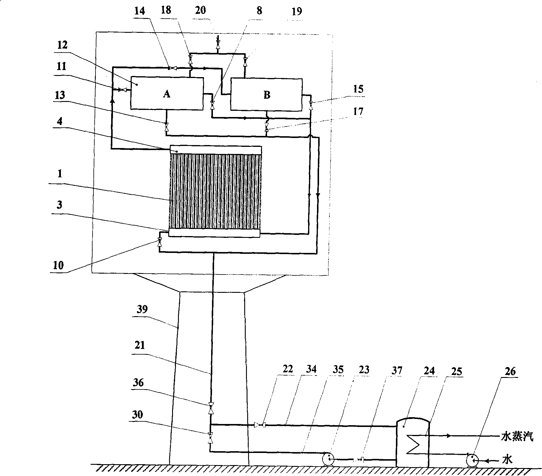 Passive molten salt thermal absorber