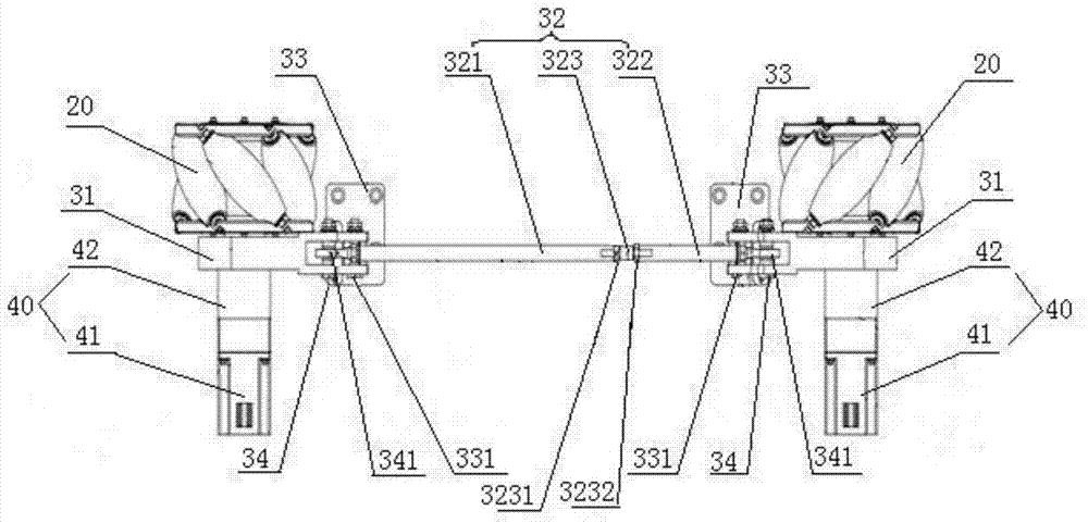 Mecanum wheel movement device