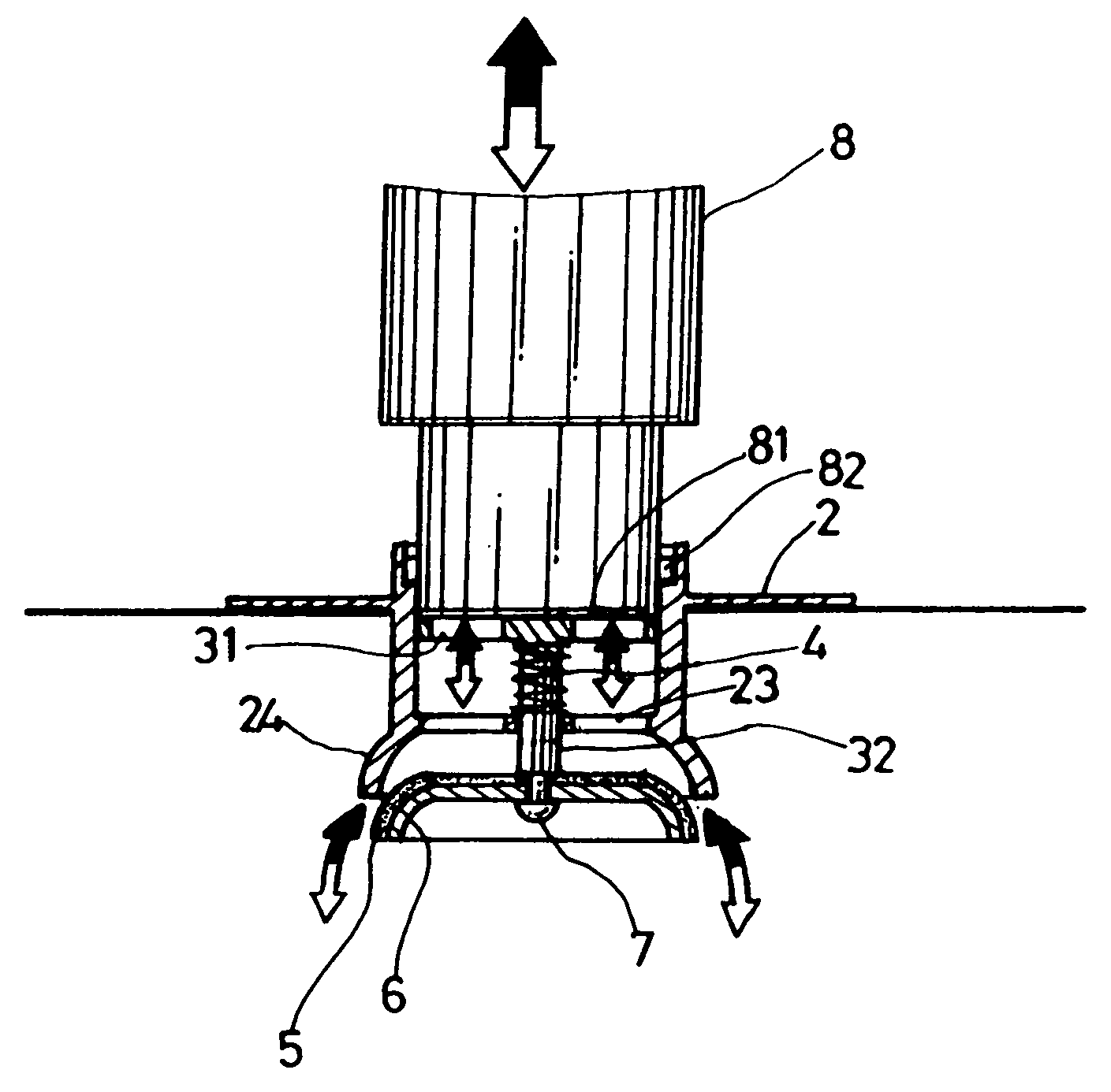 Self-locking inflation valve