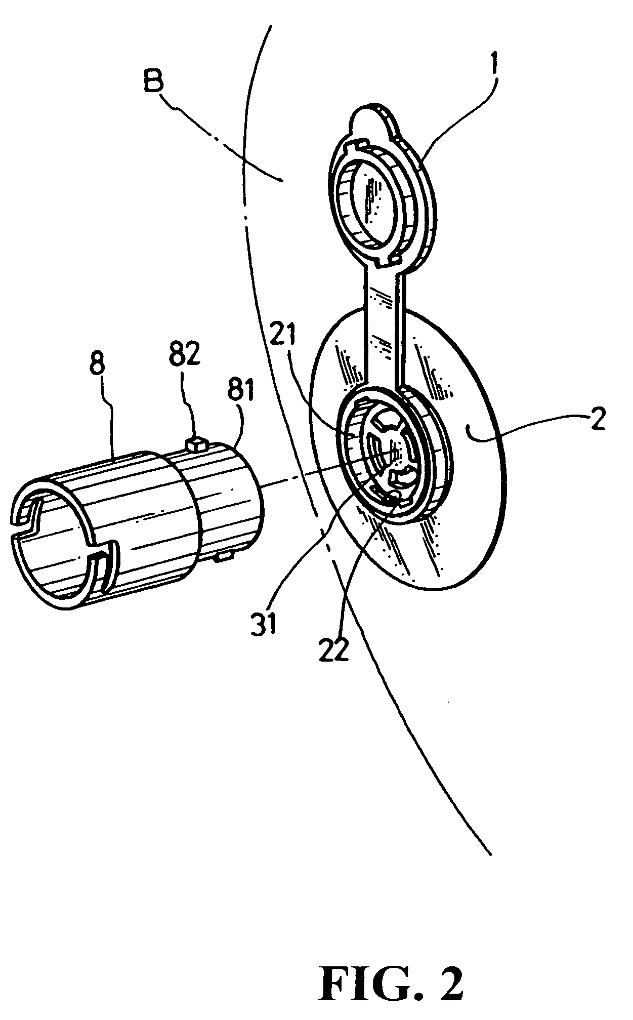 Self-locking inflation valve