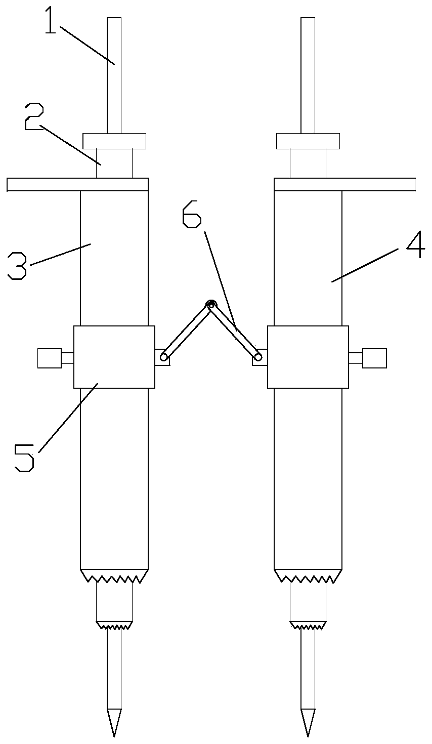 Minimally invasive spinal operation channel device for vertebral pedicle fixation and using method thereof