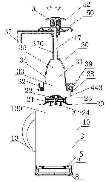 Down pressure chamber pressure method