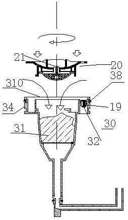 Down pressure chamber pressure method