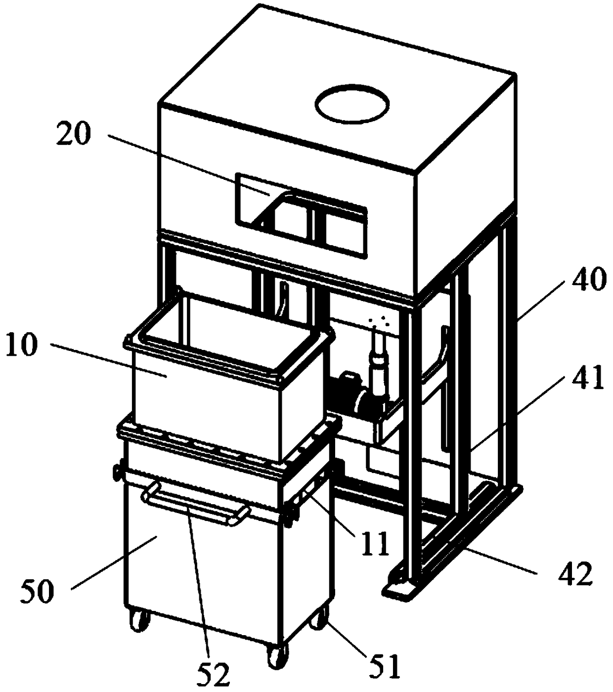 Forming cylinder device for 3D printer