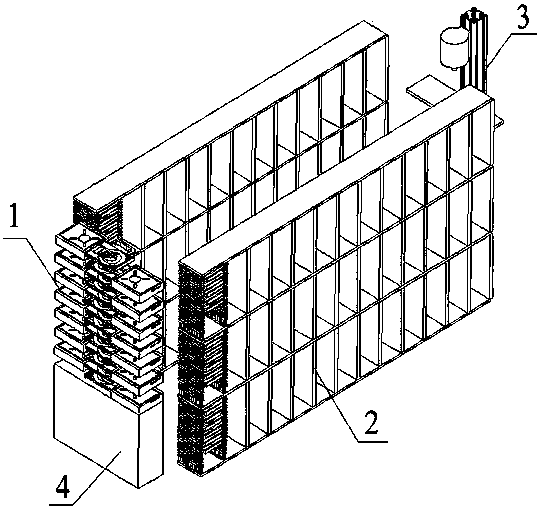 A CD-ROM staggered optical storage system