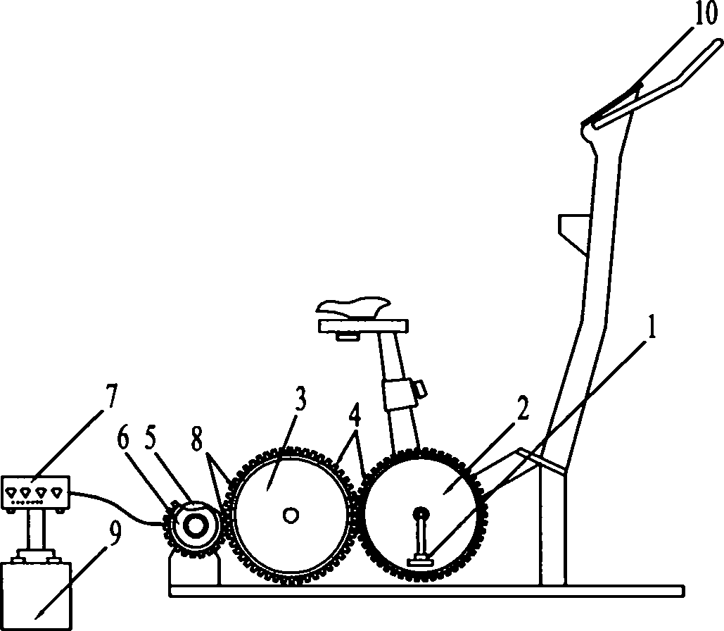 Power generation-type exercise bike