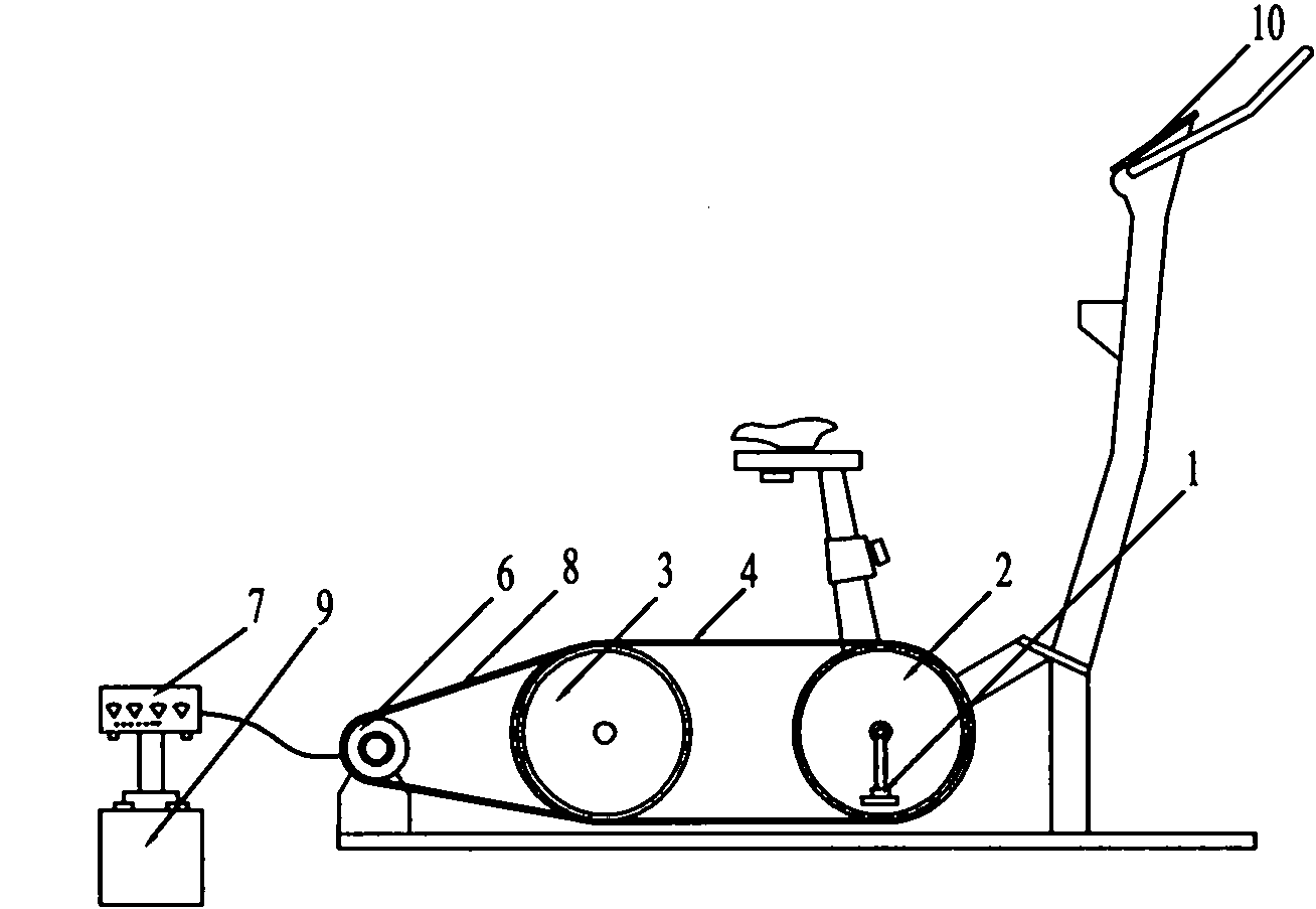 Power generation-type exercise bike