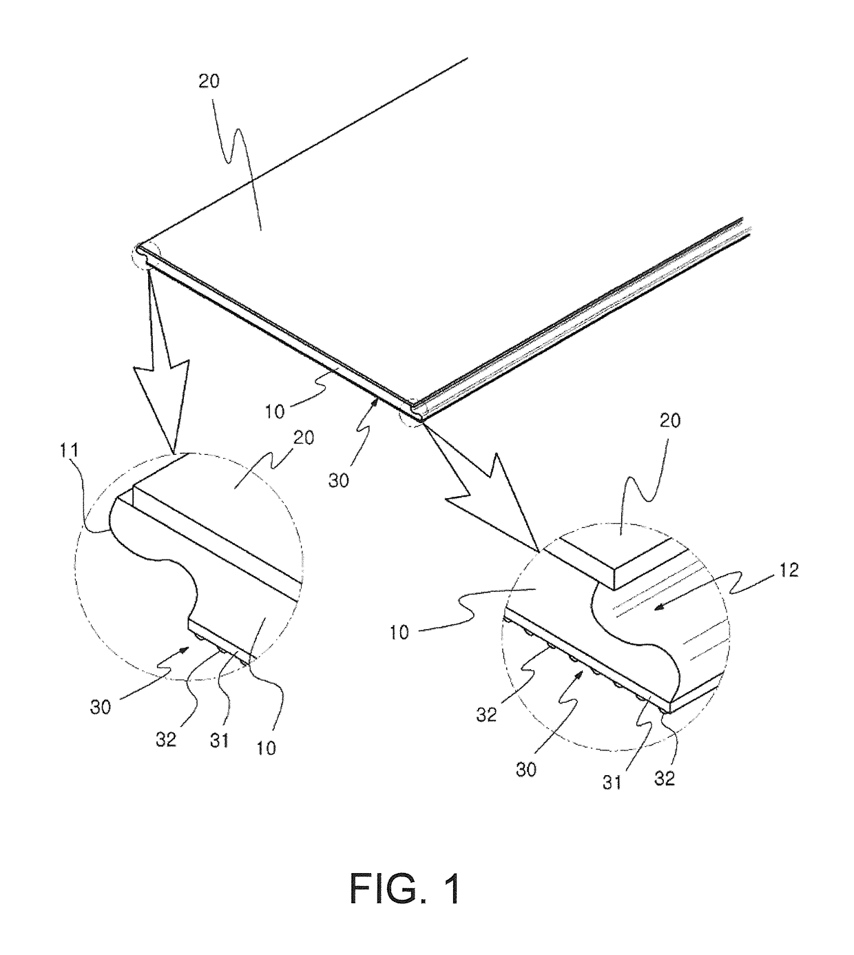 Flooring construction and method