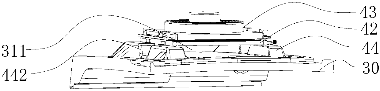 Vehicle air conditioner with overhead condenser