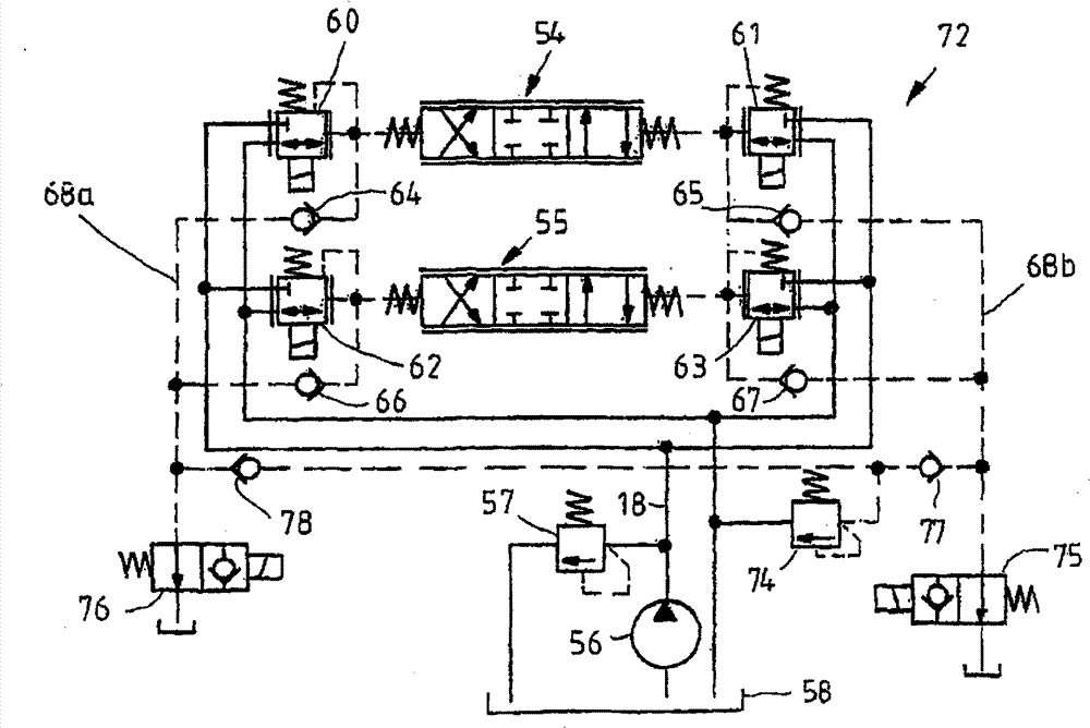 Control device and hydraulic pilot control