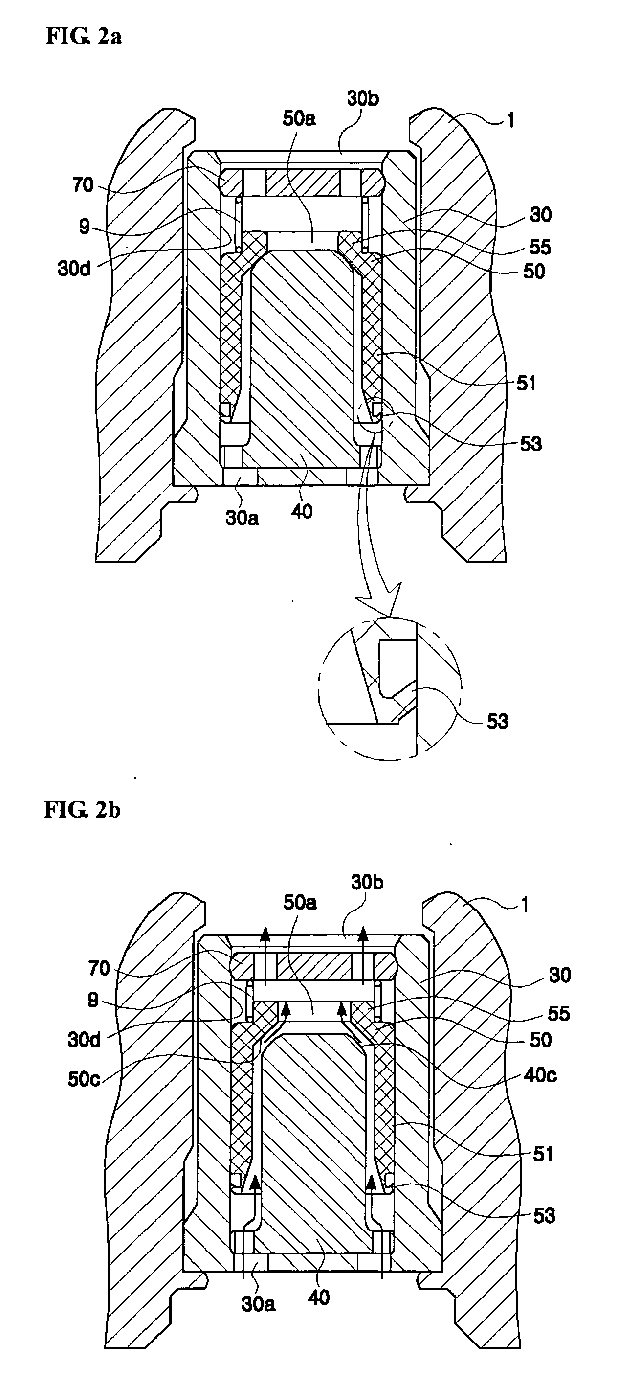 Check valve for pump of electronically controlled brake system