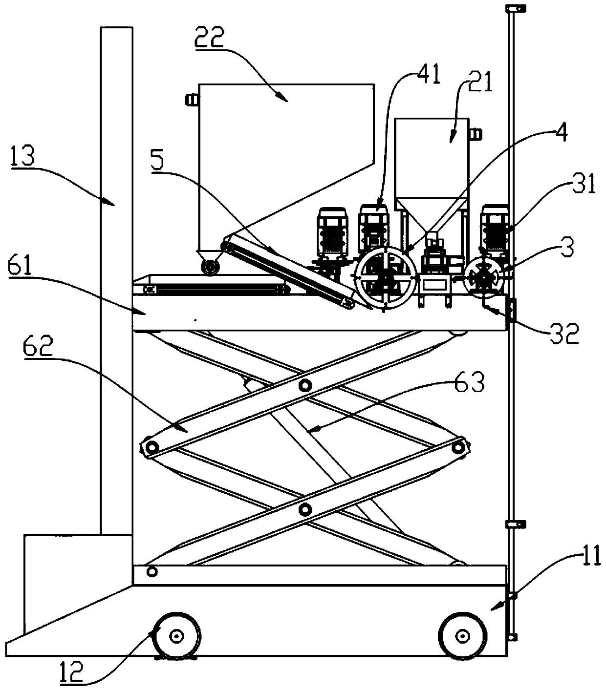 Automatic breeding device for breeding larvae of commercial flies