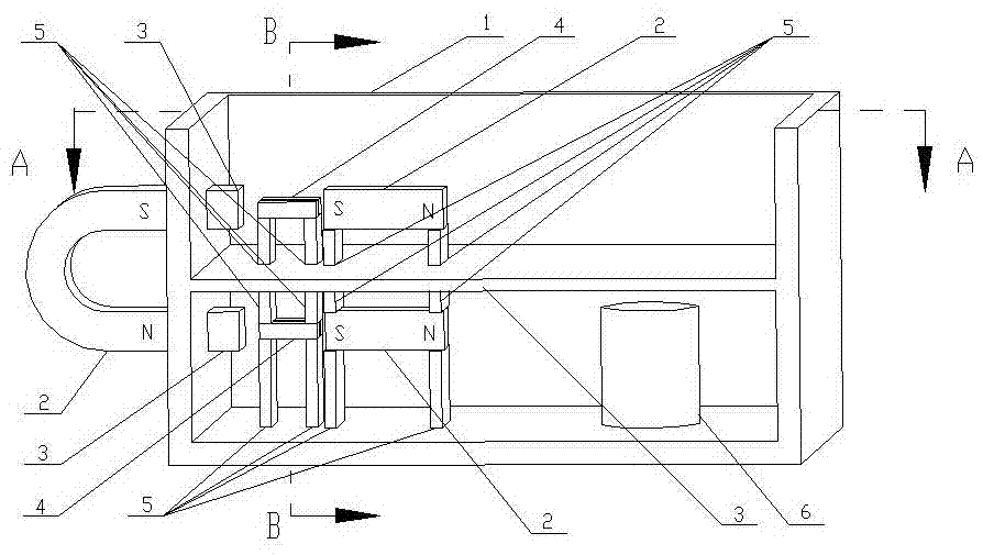 Method for triggering tester in metal closed body based on giant magnetoresistance effect