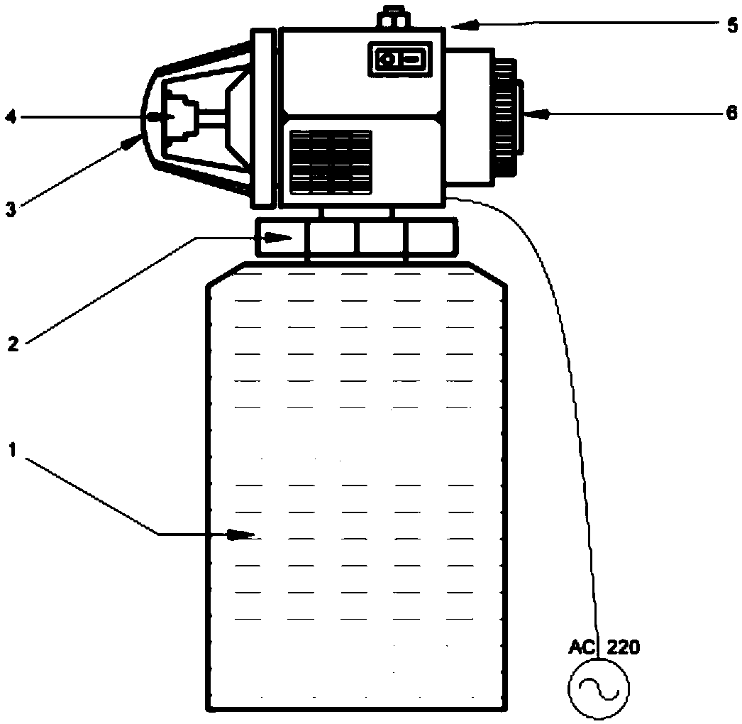 A method for eliminating CO in confined spaces by ultrasonic atomization and spraying of heme solution