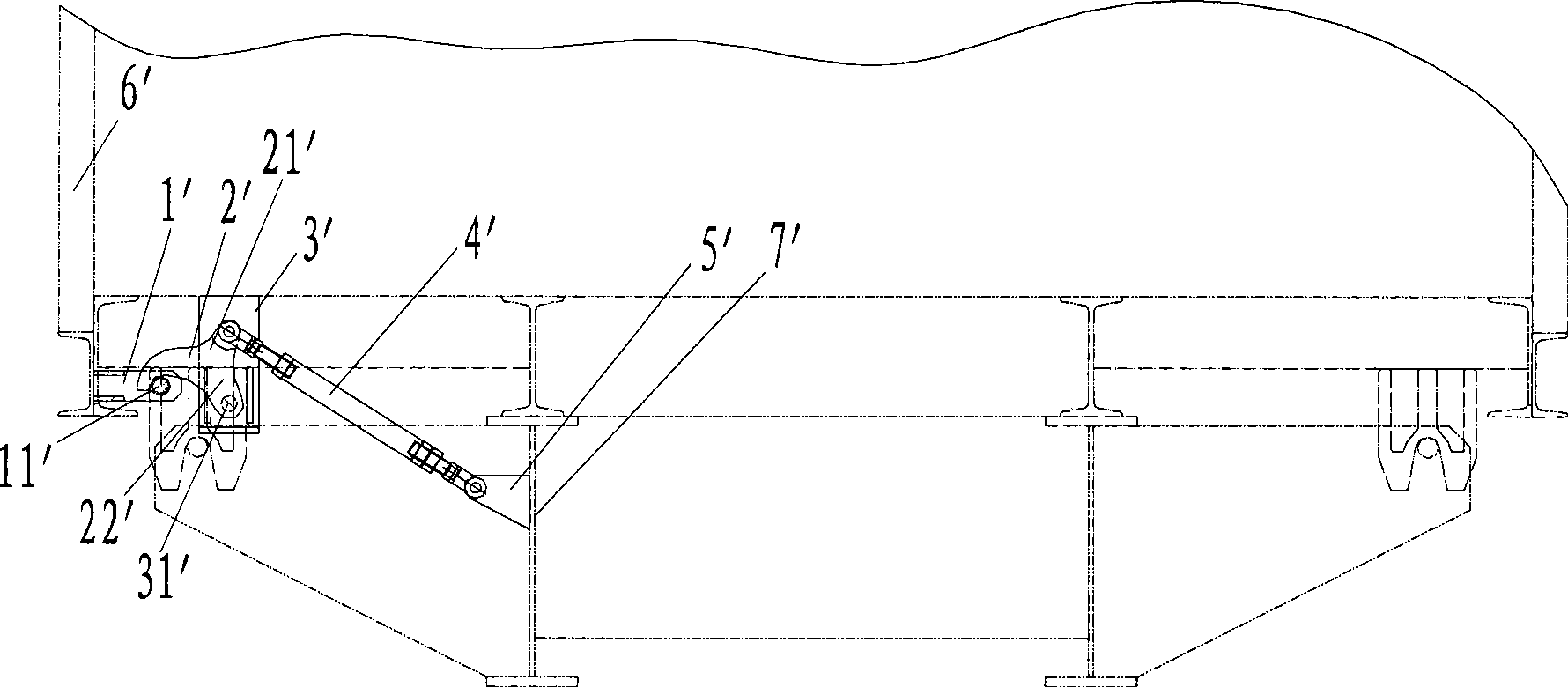 Side door-opening mechanism of self-discharging vehicle and self-discharging vehicle with the mechanism