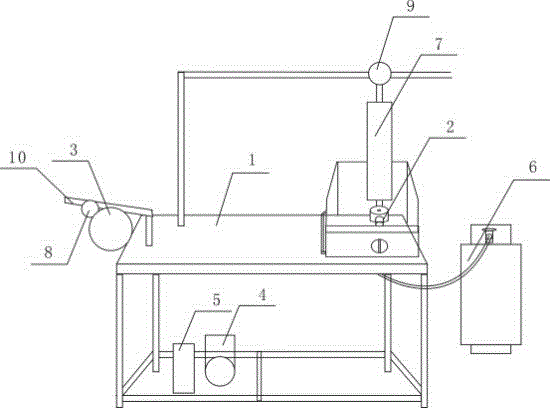 Glass fiber tube burring device