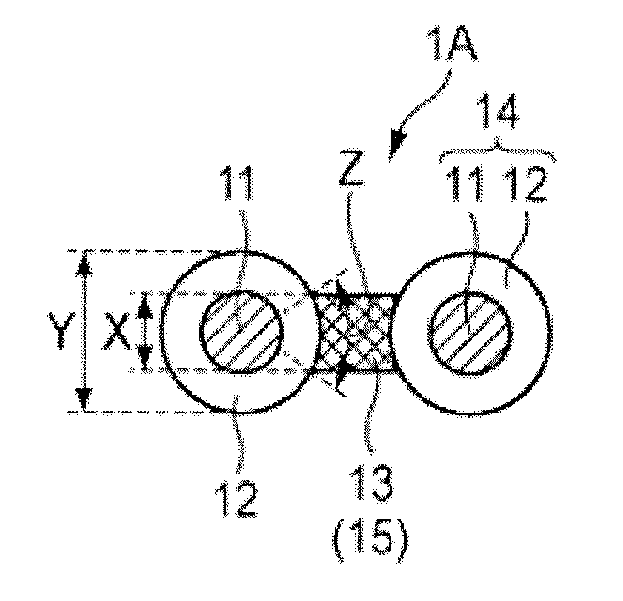 Modified cross-section fiber