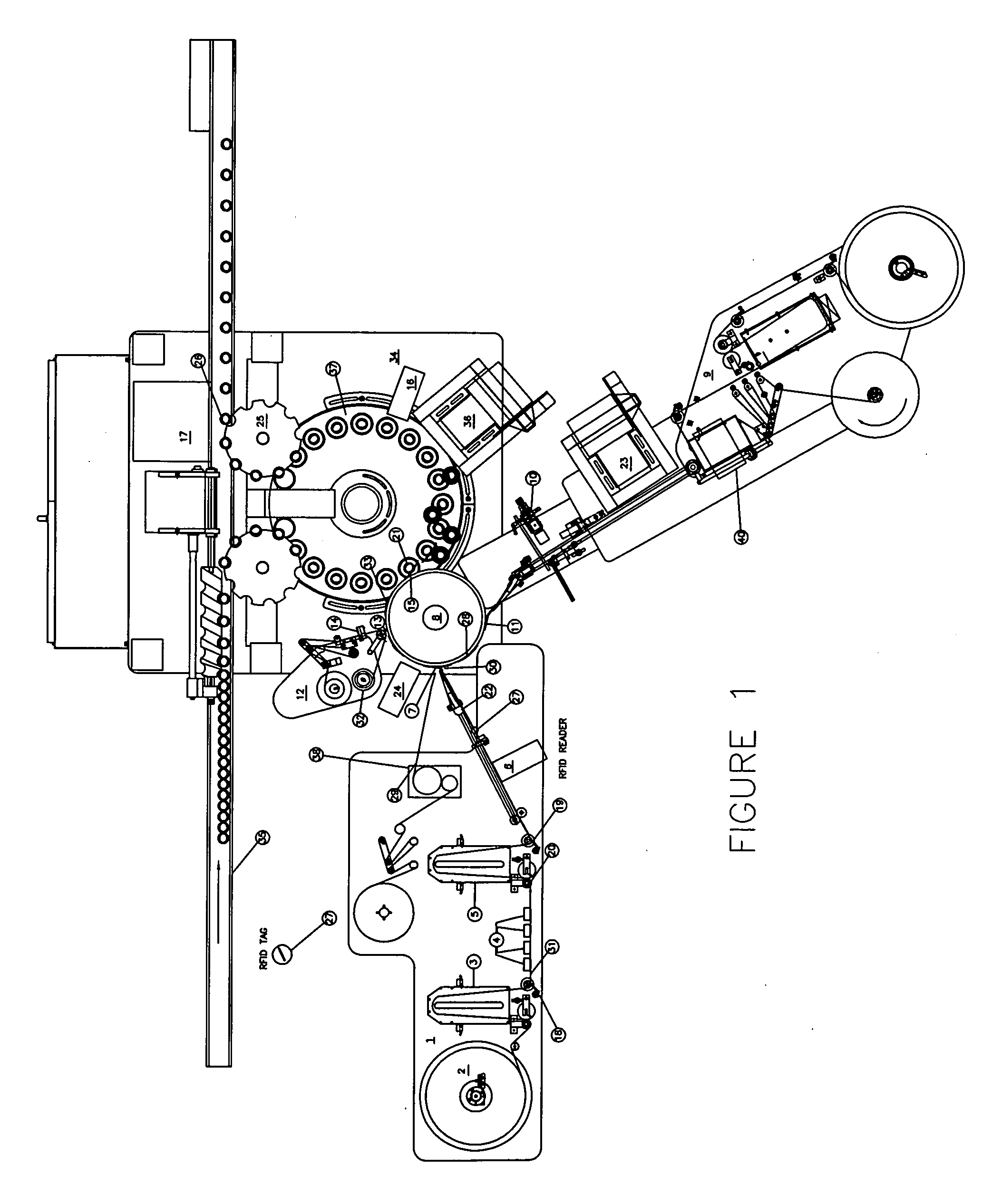 Fully automatic RFID labeler